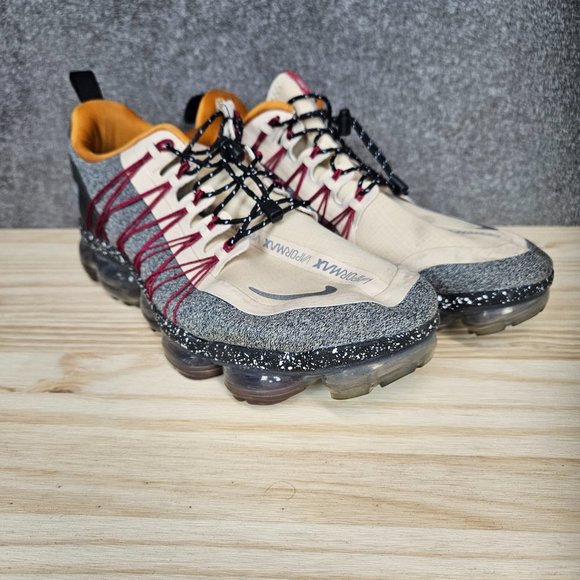 Nike Air Vapormax Run Utility Men's Sz 10.5 Desert Ore Reflect Silver AQ… - Picture 2 of 16